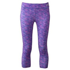 FILA Space-Dye Fitted Running Capris